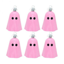 (Pink) Halloween Hanging Ornaments Ghost Decoration Halloween Tree Ornaments