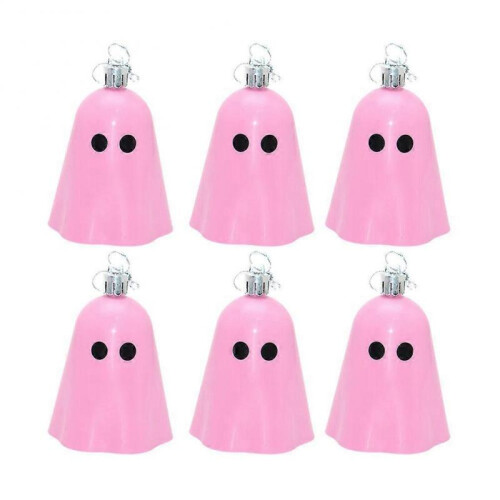 (Pink) Halloween Hanging Ornaments Ghost Decoration Halloween Tree Ornaments