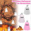 (White) Halloween Hanging Ornaments Ghost Decoration Halloween Tree Ornaments 3