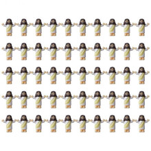 (Yellow) 50pcs Easter desktop figurine decoration, cute cartoon gift