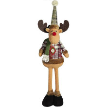 (C) Christmas Santa Snowman-Reindeer Christmas Telescopic Doll Decoration