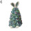 (G, Blue) Resin craft rabbit Easter decoration ornaments 1