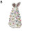 (D, White) Resin craft rabbit Easter decoration ornaments 1