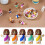(Purple) 50pcs Easter desktopLittle People Decorations cute cartoon gift 4