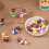 (Purple) 50pcs Easter desktopLittle People Decorations cute cartoon gift 2