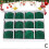 (Red) 12pcs Christmas Decoration Ball Hanging 5