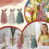 (E, Pink) Resin craft rabbit Easter decoration ornaments 3