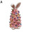 (E, Pink) Resin craft rabbit Easter decoration ornaments 5