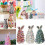 (E, Pink) Resin craft rabbit Easter decoration ornaments 2