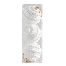 (White2) Painted Foam Ball Macaron Color Christmas Tree Pendant Atmosphere Decoration