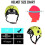 Casco per bambini Ladybug 50-54cm ABS+EPS Sicurezza 3