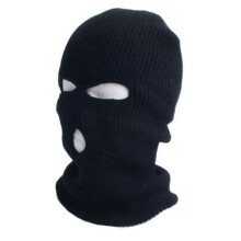 Strickendes Ganzgesicht-Ski-Maske, 34x18cm, Einheitsgröße, Winterwarme Acrylfaser