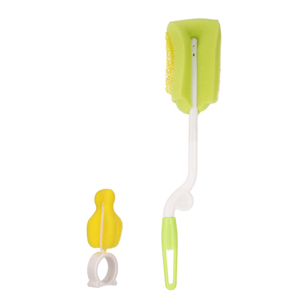 Newborn Bottle Brush Cleaner Rotary Pp Portable Green