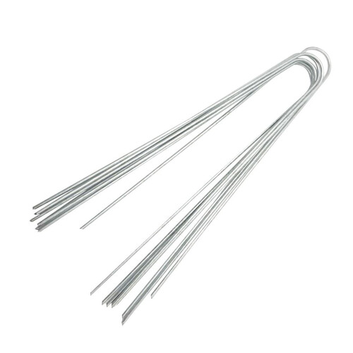 50 PCS Steel Landscape U shaped Stakes Pins Staple 1