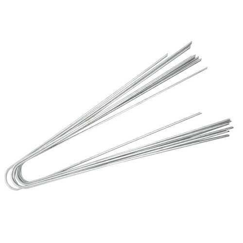 50 PCS Steel Landscape U shaped Stakes Pins Staple 2