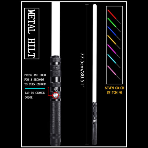 2PCS Double Edged Sword 7 Colors Changeable 1