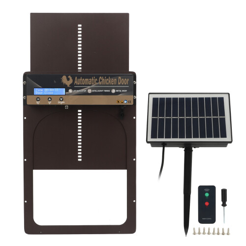 Automatic Chicken Coop Door Light Sensing Timing