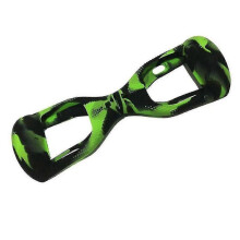 (Black green)Hhlen Hoverboard Case Silicone Protective Cover For 2 Rader Smart Self Balancing Electro Scooter Cov