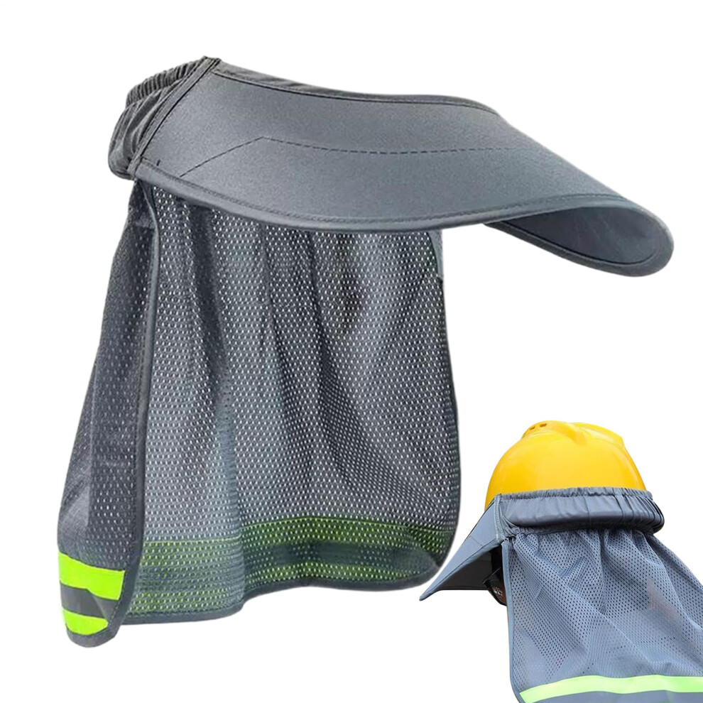 Sonnenschirm Fã¼R Helm - Grau Sonnenschutz Visier Fã¼R Gartenarbeit, Outdoor Aktivitã¤Ten, Mã¤Nner & Frauen, Reflexstreifen Zubehã¶R 6038364954954