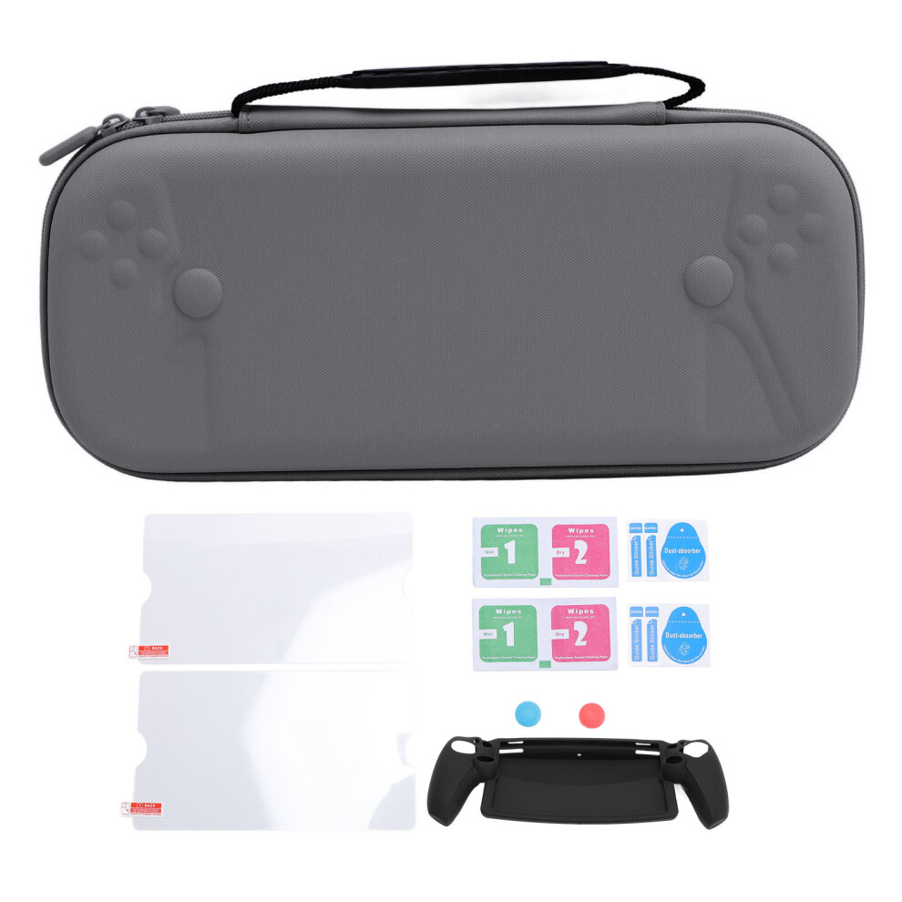 Game Console Hard Carrying Shell Kit 6 In 1 Game Grey 8130196247858