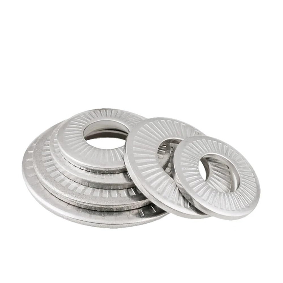Stainless Steel Washers M3 M4 M5 M6 M8 M10 M12 M16 M20 Split Washers Size M5 (50 Pieces) One Color-image-OPC-PK7HS8Z-NEW
