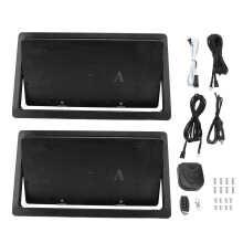 2PCS License Plate Flipper with Remote Control