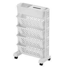 Movable Bookshelf Large Capacity Rotatable