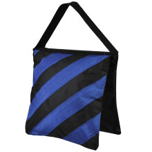 Photo Equipment for Studio Use - Light Stand, Heavy-Duty Sandbag, Photography Weights, Blue Saddle Bag