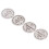 4pcs New Parents Decision Coin Double Sided Funny 12