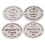 4pcs New Parents Decision Coin Double Sided Funny 7
