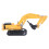 Drill Excavator Trucks Toy Alloy Movable 6