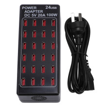 100W 24 Port USB Fast Charging Station Travel