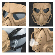 Outdoor-Gaming-Maske mit Vollgesichtsschutz und klarer Augenschutz für Paintball