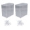 2 Set Breast Milk Container Tower Reusable 1