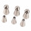 6PCS Baking Tip Stainless Steel Decorating Pastry 6