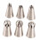 6PCS Baking Tip Stainless Steel Decorating Pastry 7