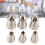 6PCS Baking Tip Stainless Steel Decorating Pastry 11