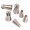 6PCS Baking Tip Stainless Steel Decorating Pastry 9