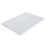 Clavier Bluetooth Square Cap 10 pouces blanc 200 mAh 7