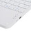 Clavier Bluetooth Square Cap 10 pouces blanc 200 mAh 9