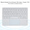 Clavier Bluetooth Square Cap 10 pouces blanc 200 mAh 13