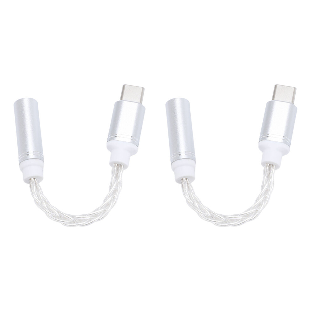 2Pcs Usb C To 3.5Mm Headphone Adapter 384Khz 32 8130196251299