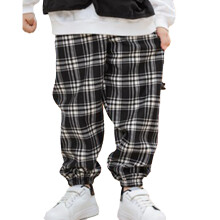 Children Casual Jogger Pants Warm Plush