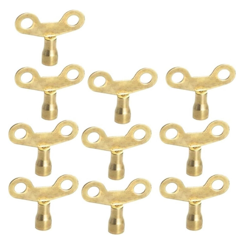 Water Pipe Fitting 10Pcs 6Mm Hole Iron Wrench Plumbing Bleed Wrench Radiator Outlet Valve Tap Quick Release Handle 6038364956569