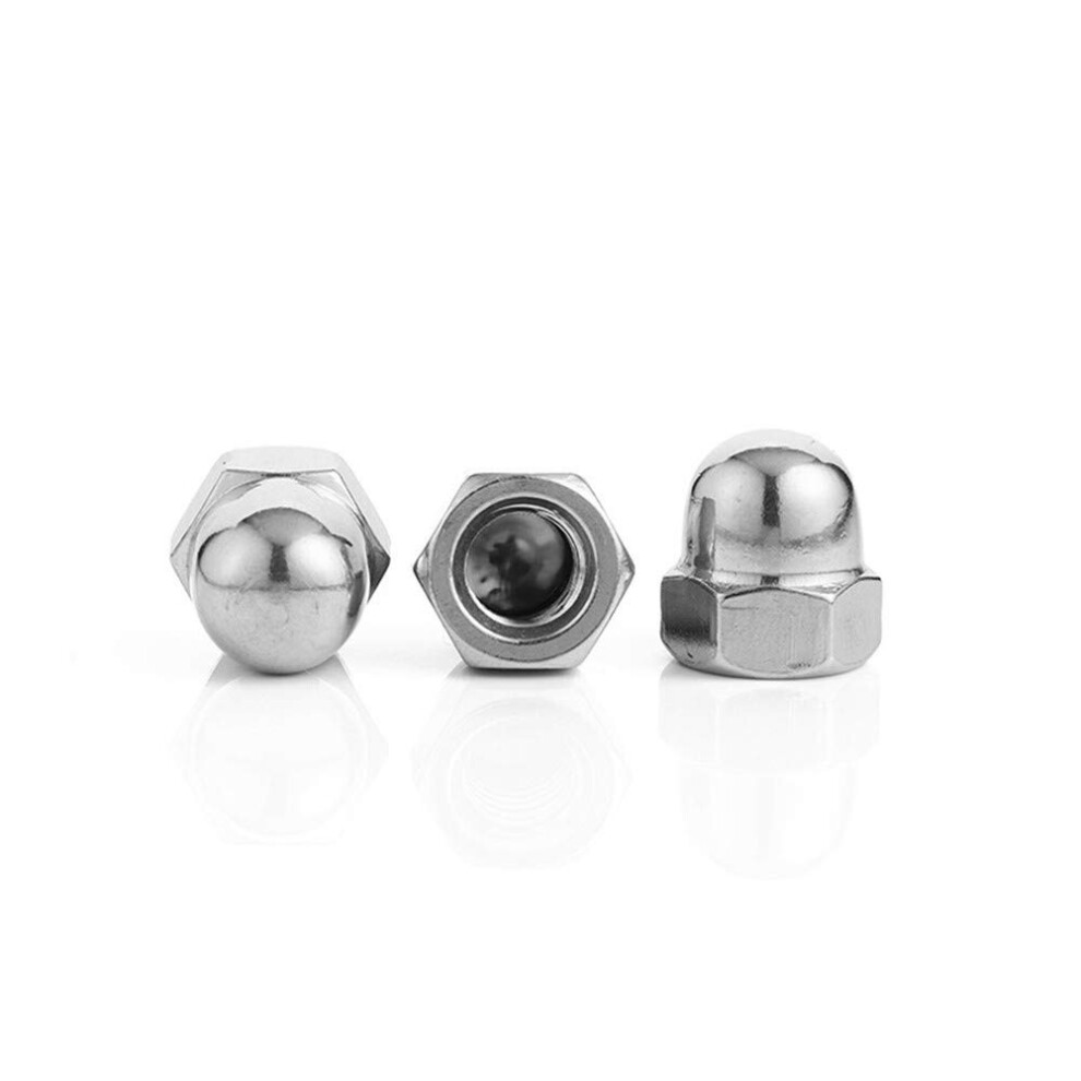 Acorn Cap Nut M24 Stainless Steel Hexagonal Dome Head Nut Compatible With Screws Bolts Decorative Finish 6947110821443
