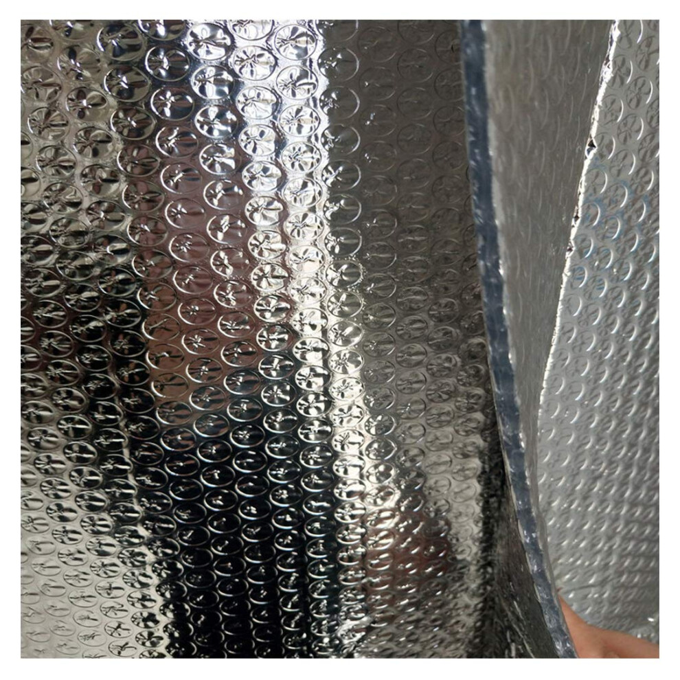 Radiator Reflector Film Insulation Kit 1X5m Double Bubble Self-Adhesive Heat Reflective Roll Vapor Barrier Garage Door Wrap 6038364956804
