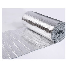 Heizkörper Reflektorfolie 1x15m, Doppelte Aluminium Isolierfolie für Wände Böden Dächer, Wärmereflektierend, Luftpolsterfolie
