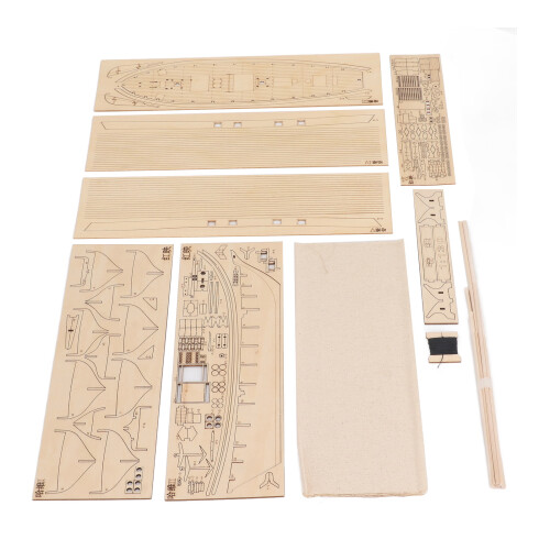 1:130 Wooden Sailboat Kit Intelligence Development 2