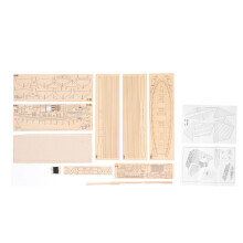 1:130 Wooden Sailboat Kit Intelligence Development