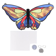 Stained Glass Window Ornament Double Side Colorful
